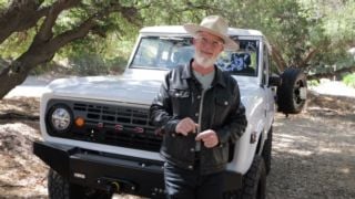 Behind the wheel of the ICON NEW School BR #110 Restored And Modified Ford Bronco